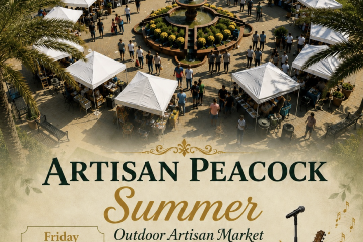 Artisan Peacock - Summer Outdoor Artisan Market